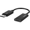 Hama Adattatore da Displayport a HDMI (adattatore monitor 4K Ultra HD, cavo adattatore Displayport maschio - accoppiamento HDMI, adattatore video per PC, notebook per il collegamento a monitor, TV,