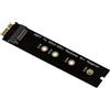 KALEA-INFORMATIQUE Adattatore M2 per Mac 2010 e 2011 per montare un SSD M.2 al posto dell'SSD originale a 6+12 punti su un Mac. Versione lunga, con strumenti