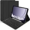 COEZFE Custodia con Tastiera per Samsung Galaxy Tab A9+ 11 Pollici 2023 (SM-X210/X216/X218), Italiano QWERTY Rimovibile Bluetooth Tastiera, Custodia Tastiera per Samsung Galaxy Tab A9 Plus, Nero