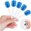 TESSTSY 80 Pezzi Monouso Spugnette per la Pulizia Della Bocca, Tamponi Monouso per la Bocca, Tampone di Pulizia per Bocca, Bastoncini Sterili Monouso, Cura Orale per Anziani, Adulti, Bambini (Rosa)