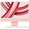 APPLE iMac (2023) Display Retina 23.5" 4,5K Chip M3 CPU 8-core GPU 8-core Ram 8GB SSD 256 Colore Rosa