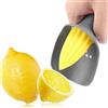 Fdit Spremiagrumi manuale mini spremiagrumi manuale ergonomico per uso professionale resistente all'arancia lime - lavabile in lavastoviglie(#2)
