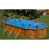 Piscina GRE PACIFIC 730 x 375 cm - h 120 cm filtro a sabbia fuori terra ovale