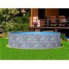 Piscina AZURO STONE Ø 4,60 m - h 1.20 m fuori terra rotonda