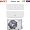 Bosch Climatizzatore Condizionatore Bosch Dual Split Inverter serie CLIMATE 3000i 9+9 con MS 18 OUE R-32 Wi-Fi Optional 9000+9000