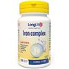 LongLife® Iron complex | 4 sali di ferro ad alta biodisponibilità | Con vitamina C e B12, acido folico e rame | Oltre 3 mesi di trattamento | Ricarica e riduzione stanchezza | Vegano e senza glutine