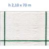 Italfrom Telo per Pacciamatura Bianco Quadrettato Tessuto Polipropilene Antistrappo - mt 70 x 2,10 H