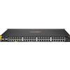 Aruba Switch di rete Aruba 6100 48G Class4 PoE 4SFP+ 370W Gestito L3 Gigabit Ethernet (10/100/1000) Supporto Power over (PoE) 1U Nero [JL675A#ABB]