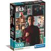 Clementoni- Berlin Puzzle-Berlin-1000 Pezzi, Puzzle Netflix La Casa di Carta/Money Heist, Verticale, Divertimento per Adulti, Made in Italy, Multicolore, 39849