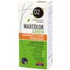 Maxcolor green 02 castano scuro naturale 75 ml + balsamo 15ml