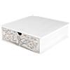 Lupia Contenitore Porta Capsule e Cialde caff蠃assetto ORGANIZER White ALBERO ABBRACCIO 33x33 cm in legno per casa, cucina, angolo bar ufficio