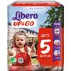 Libero up&go 5 pannolini 10-14 kg 20 pezzi
