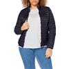 invicta Giubbino Astro Cappotto, Blu (Blu Scuro/Lime 886), Large (Taglia Unica: L) Donna