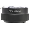 FOTGA Anello adattatore FTZ per obiettivo Nikon F a fotocamera mirrorless Z-Mount, compatibile con fotocamere mirrorless Nikon Z50 Z30 Z9 Z8 Z7II Z6II Z7 Z6 Z5 Zf Zfc Full Frame Mirrorless