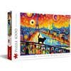 Trefl - Un Gatto a Parigi - Puzzle 1000 Tessere - Puzzle fai da te, Intrattenimento Creativo, Divertimento, Puzzle Classico per Adulti e Bambini dai 12 anni