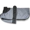 Danish Design Cappottino 2 in 1 per Cani/Cuccioli, Imbottitura Rimovibile, Leggero, 30 cm, Colore: Grigio/Nero