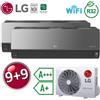 LG ELECTRONICS Climatizzatore 9000+9000 dual split LG ArtCool Mirror UVnano WiFi ThinQ A+++ / A