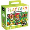 Headu Play Farm Montessori Prime Scoperte Nella Fattoria Mu23608 Gioco Educativo Per Bambini 2-4 Anni Made In Italy