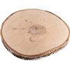 Rayher disco in legno di pioppo, naturale, circolare, diametro 29-32cm, spessore 2,5cm, 1 pezzo, per decorazioni e lavori creativi, 55807000