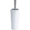 Wenko 21687100 Coni - Scopino per WC in ceramica, 11,5 x 37 x 11,5 cm, colore: Bianco