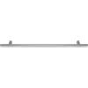 Bigcago OBF Grimme 8572210800 - Maniglia per mobili (barile) Anubis, larghezza 880 mm, manico per cassetti in acciaio inox spazzolato, argento, distanza tra i fori 800 mm