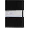 Moleskine Art Watercolour Taccuino per Schizzi con Pagine Bianche, Carta per Acquerelli e Matite, Copertina Rigida e Chiusura Elastica, Colore Nero, Formato A3 29.7 x 42 cm, 60 Pagine