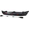 Pure4Fun Kayak Gonfiabile Unisex Adulto, Nero/Rosso, 325x81x53cm