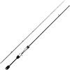AIXIYIYI Canna da pesca Carbon Ultralight, 180cm peso di lancio 0.8-5g, canna da spinning, ultra leggera, solida, completamente parabolica (Argento 1,8 metri, casting)