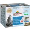 Almo nature hfc light meal natural gatto adult tonno dell'atlantico 4 x 50 gr