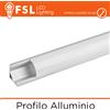 Profilo Alluminio BARRA ALLUMINIO 6063 - Angolare - 2m SILVER