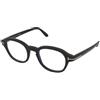 Tom Ford FT5871-B 001 | Occhiali da Vista Graduati | Prova Online | Plastica | Panthos | Nero | Adrialenti