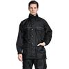 OJ - Compact Top Black Giacca 4 Stagioni 100% Impermeabile Compatto e Tascabile, Nero, 3XL