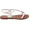 CHATTAWAK 9lucindablanc40, Sandali Bassi Donna, Bianco, 40 EU Stretta