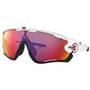 Oakley Sonnenbrille Jawbreaker Occhiali da Sole, Bianco (Blanco Brillo), 0 Unisex-Adulto