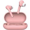 Trust Mobile Nika Touch Cuffie Bluetooth In-Ear Auricolari Senza Fili (Microfono Integrato, 16 Ore di Tempo di Utilizzo) Rosa