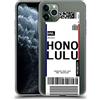 Head Case Designs Honolulu, Hawaii Etichette da Bagaglio 3 Custodia Cover in Morbido Gel Compatibile con Apple iPhone 11 PRO Max
