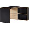 GERMANIA DIE MÖBELMACHER GW-Slide 4036-161 Scrivania, Anthracite/Rovere Sonoma, (L/H/P), 120 x 76 x 120 cm