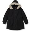 Tommy Hilfiger CRV Padded Parka with Fur WW0WW40860, Nero (Black), 50 Donna