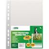 D.RECT Buste Trasparenti Anelli - 25 Pezzi Buste Perforate - Busta Forata per Documenti 100 µm/mic/micron Spessore: 0,10 mm, 240x350 mm, Grana
