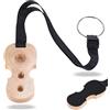 Xrten Picche de Violoncello Rest, picche pour violoncello Supporto Ancoraggio Antiscivolo Portatile, Legno Massello