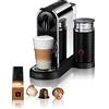 De'Longhi Nespresso CitiZ Platinum & Milk EN330.M, macchina da caffè, macchina per capsule caffè, pressione 19 bar, schiuma per latte calda e fredda con Aeroccino3 incluso, 1260 W, nero