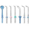 Yaowanguan 7 Pezzi Punte Idropulsore di Ricambio per Waterpik WP-100/WP-250/WP-450/WP-560/WP-660/WP-811/WP-861W/WP-900/WP-940/WP-950(Ugelli Classic,lingua,Tascabili,Placca Dentale,Ortodontica)
