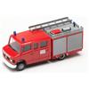 Herpa Basic modello di camion Mercedes-Benz T2 LF 8/6 vigili del fuoco, in scala 1:87, modello base economico, tedesco, statuetta plastica