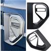 JHCHAN Prese d'aria laterali per Ford Ranger T9 2023-2024-2025 BI TURBO 4X4 Wildtrak Limited Wildtrak X Platinum Raptor sfiato laterale ABS nero opaco (BI TURBO)