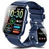 aycy Smartwatch Uomo Donna con Effettua o Risposta Chiamate, 1.85 Orologio Smartwatch, Contapassi Sonno Cardiofrequenzimetro, 112 Modalità Sportive, IP68 Smart watch per Android IOS, Blu scuro