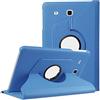 QiuKui-100-002 QiuKui Tab Custodie per Samsung Galaxy Tab A A6 7.0 2016 SM-T280 T285, 360 Rotation Case 360 ​​Smart PU Cover in Pelle per Samsung T280 T285 (Colore : Blue)
