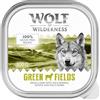 Wolf of Wilderness Adult 6 x 300 g umido per cane - Green Fields - Agnello