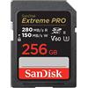 SanDisk (TG. 256GB) SanDisk 256 GB Extreme PRO Scheda SDXC, velocit di lettura fino a 2