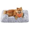 FEANDREA Cuccia per Cani, Tappetino per Animali, 65 x 45 cm | Cuscino per Cani, Peluche Morbida, Imbottitura Soffice, Lavabile in Lavatrice, Grigio Ombré, Collezione BOBBEE PGW200G01