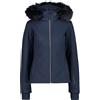 Cmp Zip Hood 31w0196f Jacket Blu S Donna